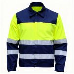 Blusão Alta Visibilidade Bicolor 65% Poliéster / 35% Algodão 200g/m²