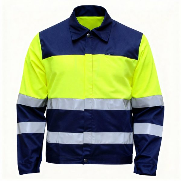Blusão Alta Visibilidade Bicolor 65% Poliéster / 35% Algodão 200g/m²